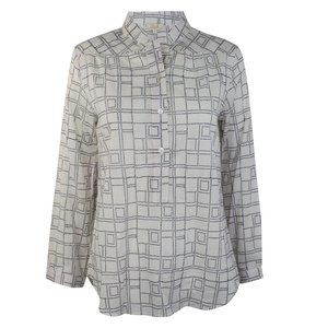Layla NWT Printed Cotton Button Down Small